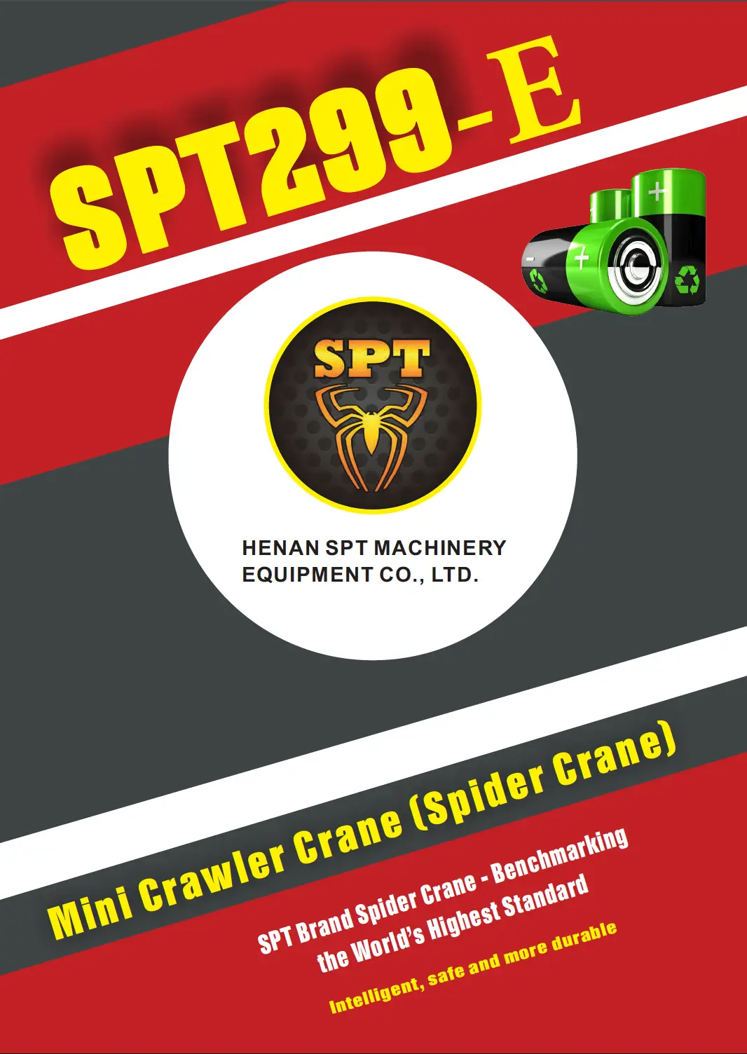 SPT 299-E Battery operated spider and mini crane for sale australia